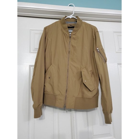 Uniqlo Other - UNIQLO Utility Jacket Full Zip Men's Medium, Nylon Shell with lining Brown